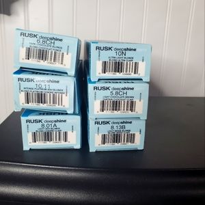 Lot of rusk  misc hair color.  Permanent and tone. Most used. Some new.